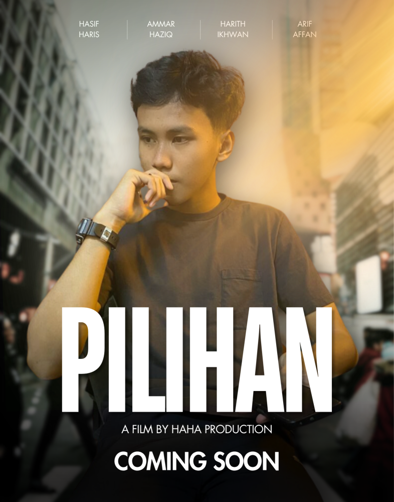 Key visual poster for the Pilihan short-film campaign.