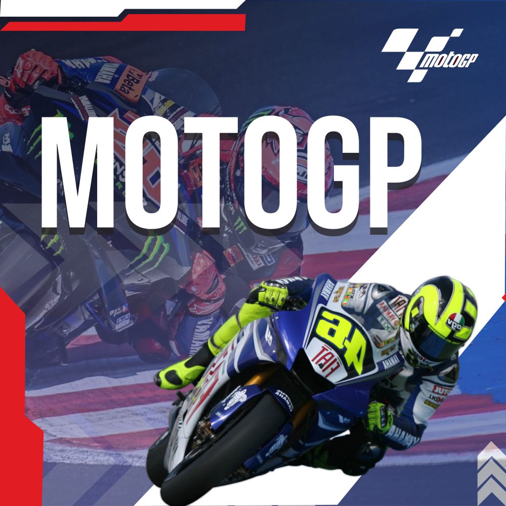 Opening slide from the MotoGP information carousel.