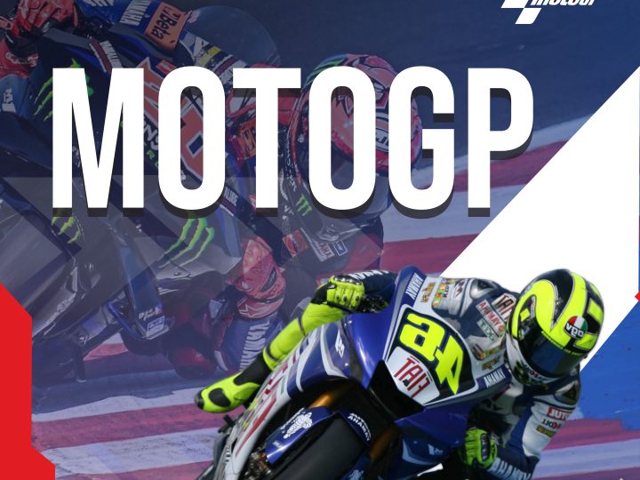 Opening slide from the MotoGP information carousel.