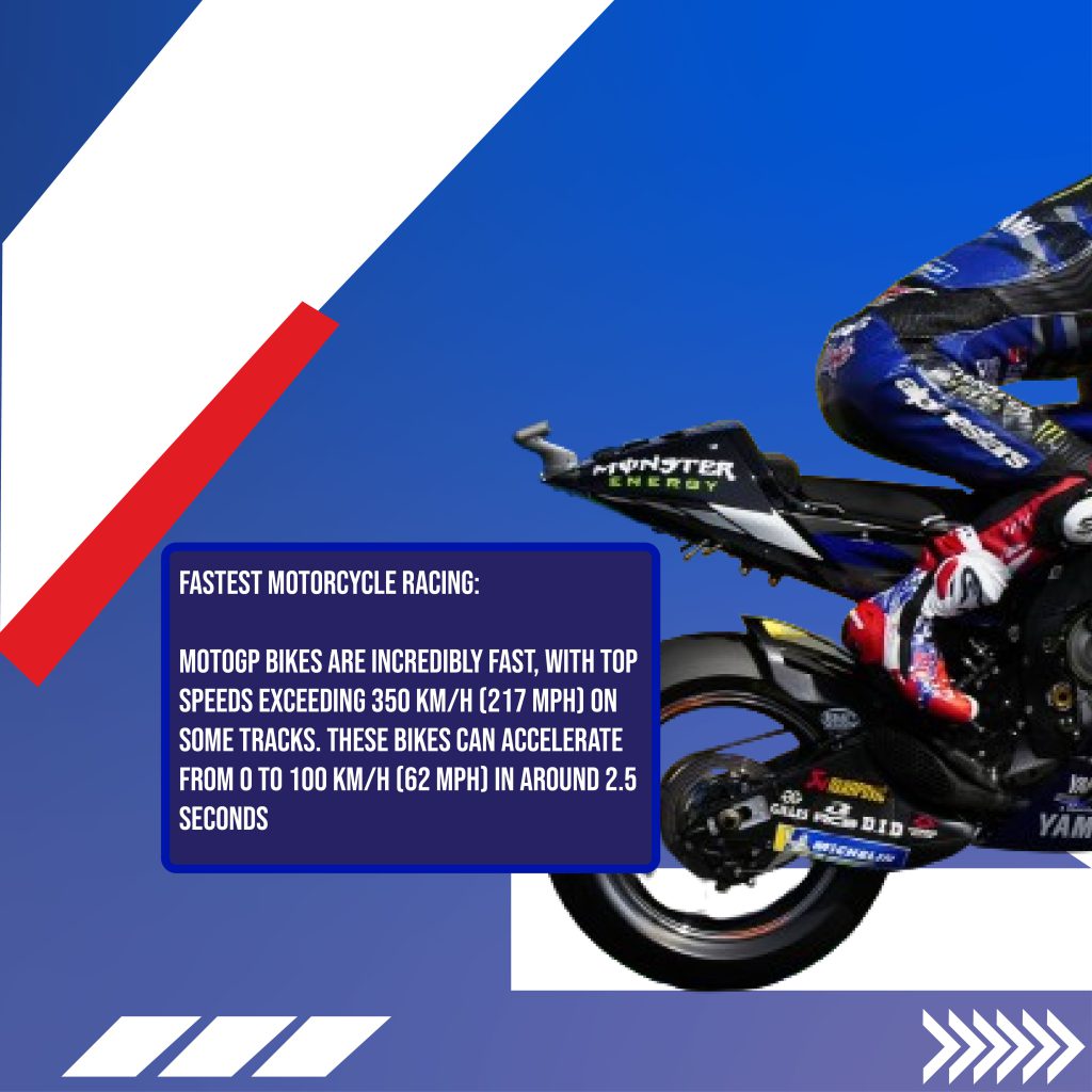 Second slide from the MotoGP information carousel.
